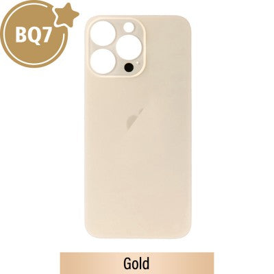 BQ7 Big Hole Rear Glass Replacement for iPhone 13 Pro-Gold BQ7 Big Hole Rear Glass Replacement for iPhone 13 Pro-Gold